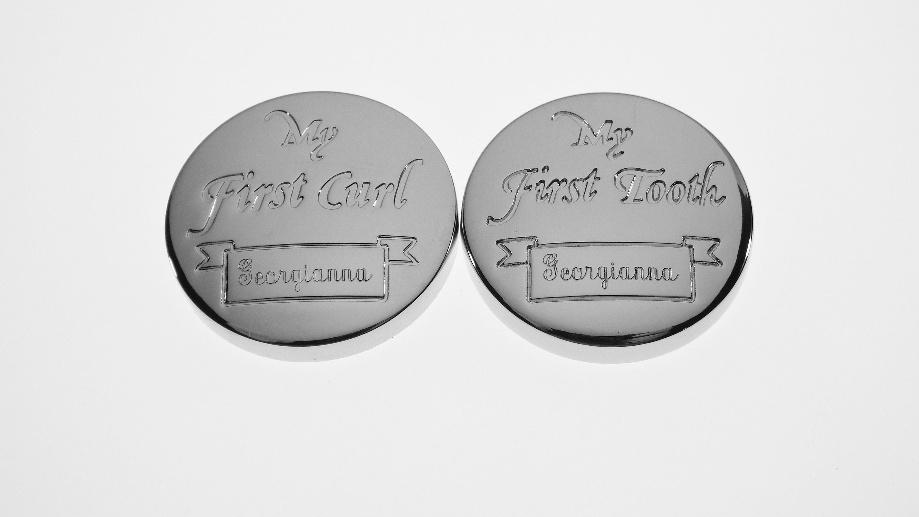 Personalized Baby Keepsake Boxes Custom Engraved First Curl Etsy Canada