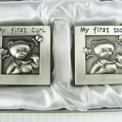 Personalized Baby Keepsake Boxes Custom Engraved First Curl Etsy