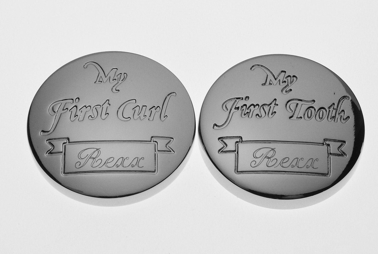 Personalized Baby Keepsake Boxes Custom Engraved First Curl Etsy Canada