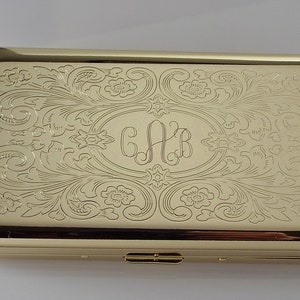 Personalized Cigarette Case, Engraved Cigarette Holder, Customised Monogram Cigarillo  Case, Double Sided Custom Pocket Cigarette Case 