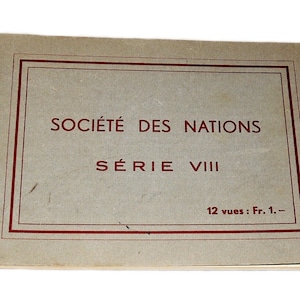 Vintage Unused Postcard Collection, of The League of Nations Buildings