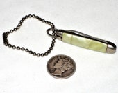 Vintage Miniature Pocket Knife and Key Chain