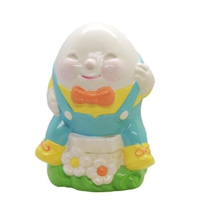 Vintage Hand Painted Avon, Humpty Dumpty Ceramic Coin Bank