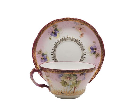 New Hapsburg Austria, Bone China Teacup and Saucer