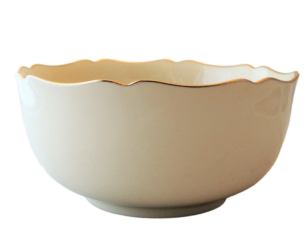 Vintage Lenox Serving Bowl With 24K Gold Trim Etsy