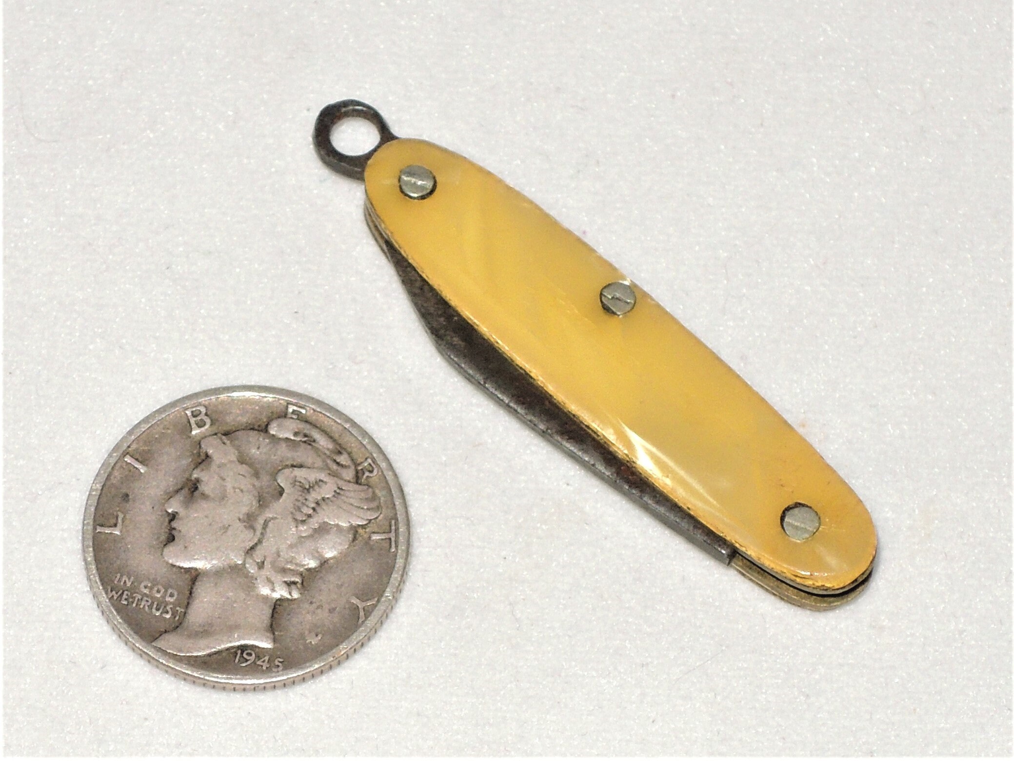 Vintage Miniature Key Chain Pocket Knife Etsy