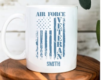 Air Force Veteran Coffee Mug: Military Retirement Gift (11oz or 15oz)