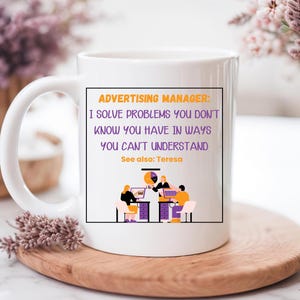Marketing Manager Coffee Mug: Personalized Boss Gift