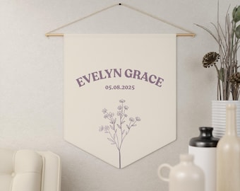 Custom Name Pennant Banner | Nursery Room Decor