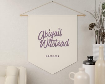 Custom Name Pennant Banner | Nursery Room Decor