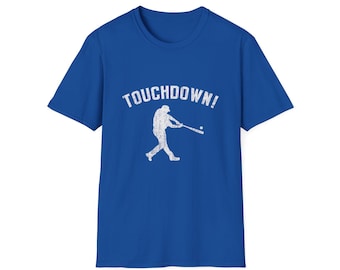 Camiseta deportiva unisex divertida, camiseta de béisbol y fútbol, regalo para fanáticos del deporte.