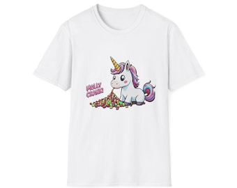 Camiseta de unicornio mágico de Molly Crank, linda y divertida camiseta de unicornio, camiseta suave