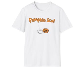 Camiseta divertida de Halloween, camiseta de calabaza, camiseta unisex con gráficos, ropa bonita de otoño, top con humor de temporada