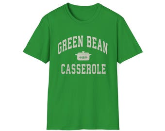 Camiseta de cazuela de judías verdes / Gráfico de cazuela de Acción de Gracias