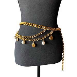 Gold Multi Layer Chain Belt - Etsy display picture 3