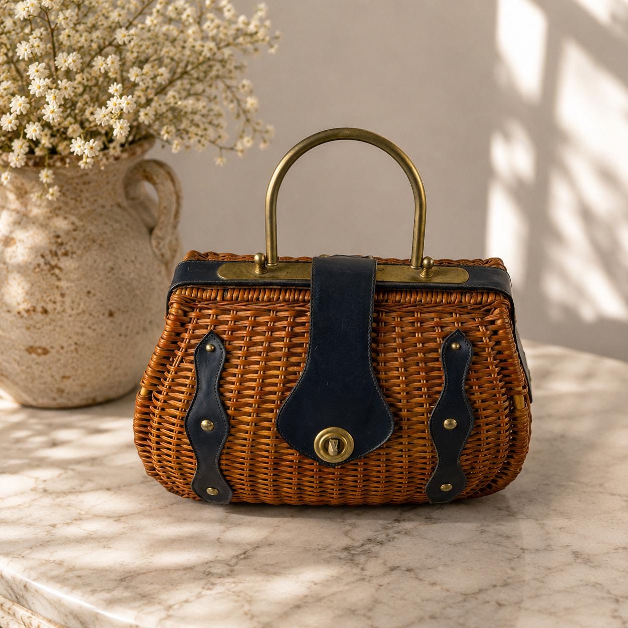 パトリシアナッシュ Patricia Nash トートバッグ 2WAY レザー ブラウン 