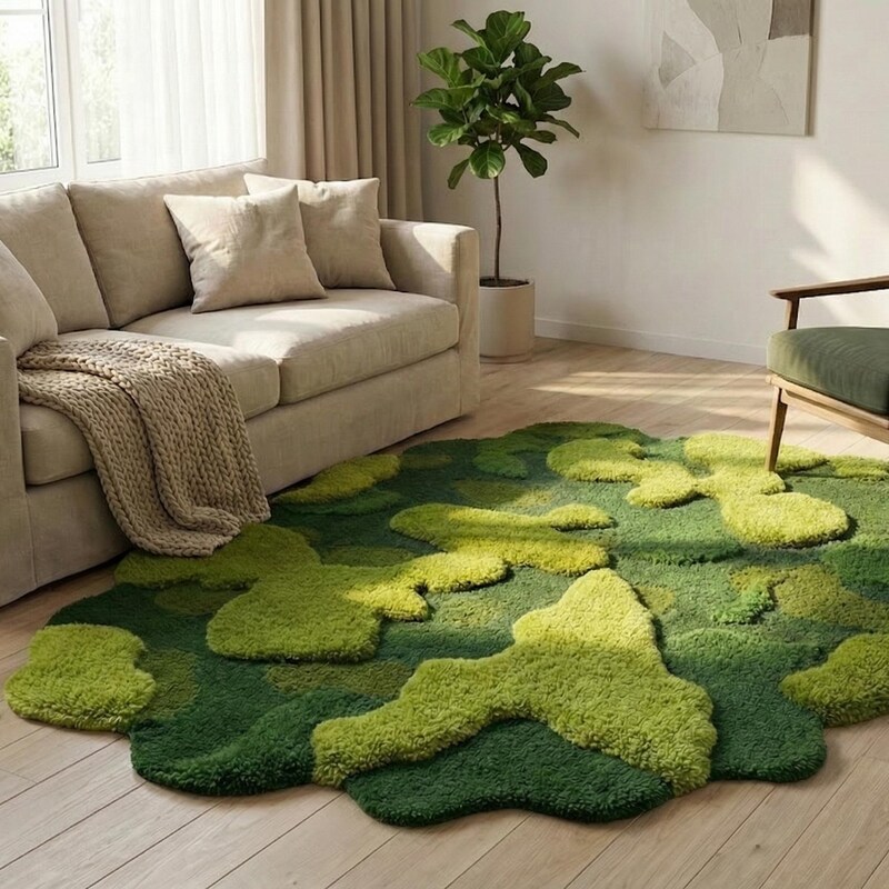 Moss Rug - Etsy