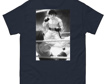 Raging Bull x Hajime No Ippo Crossover Anime T-shirt