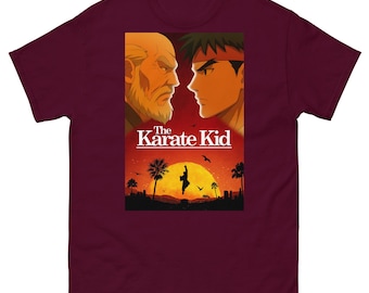 Karate Kid x Street Fighter Crossover Parody Ryu Gouken T-Shirt