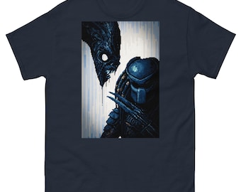 Alien Vs. Predator Pixel Art T-Shirt