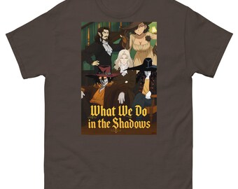 What We Do In The Shadows x Anime/Video Game Crossover Parody T-Shirt