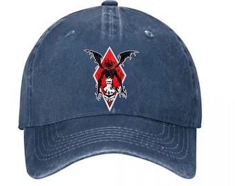 Vintage  Baseball Denim Cap - 100% Cotton Denim Baseball Cap Hat, Women Men Baseball Cap, Adjustable Baseball Cap