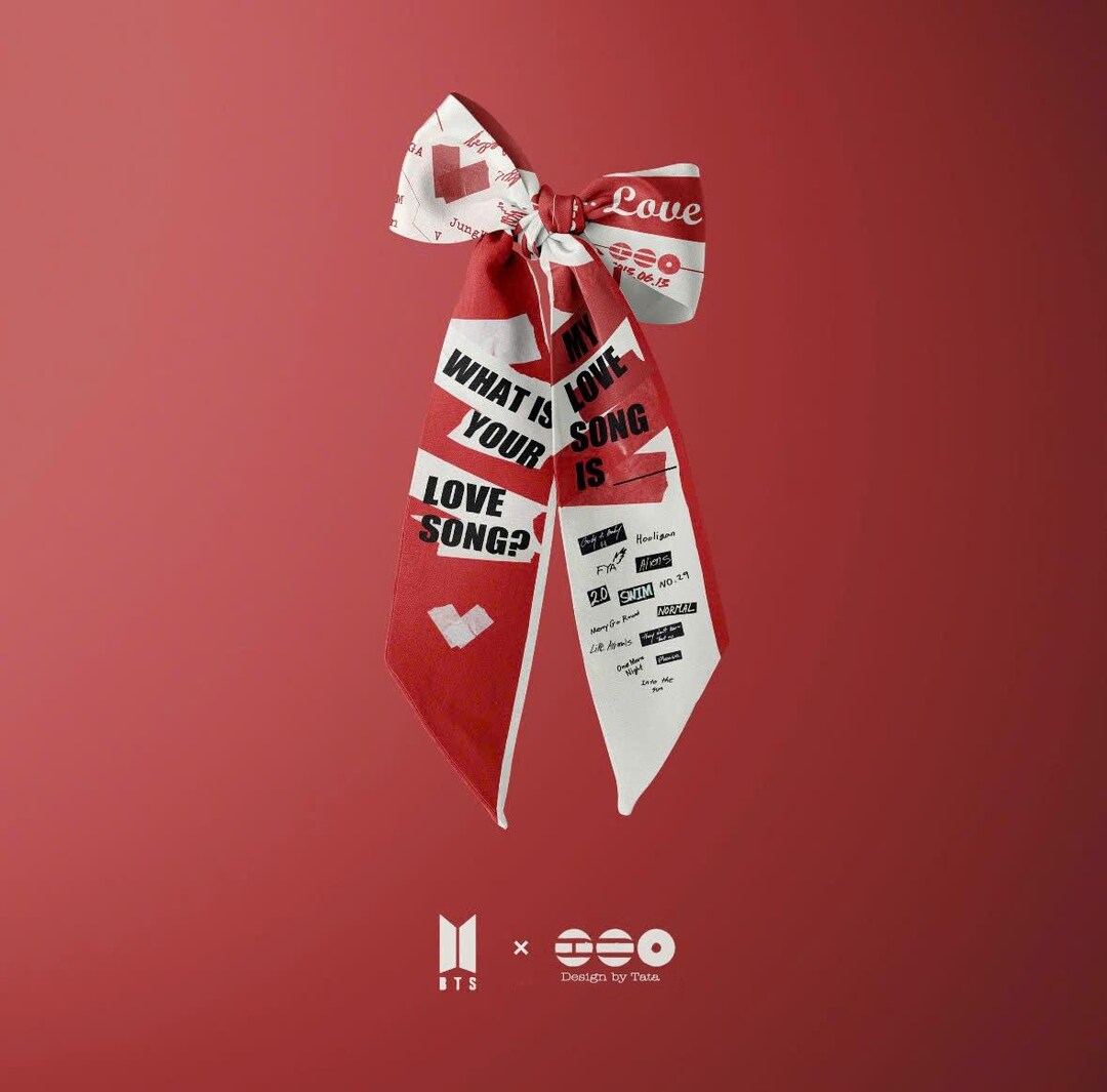 Ship Next Day-bts Ari.rang Twilly Scarf, Kpop Ribbon Scarf ARMY, World ...