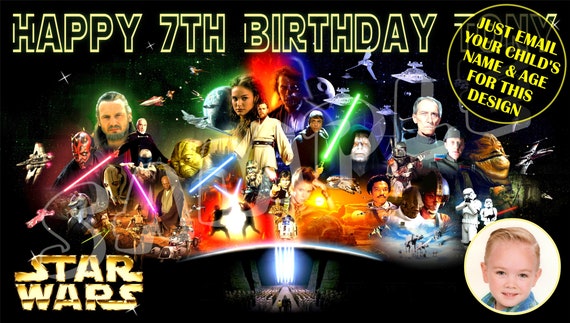 Star Wars the Force Happy Birthday Banner Birthday Banner - Etsy Hong Kong Star Wars the Force Happy Birthday Banner Birthday Banner - Etsy Hong Kong