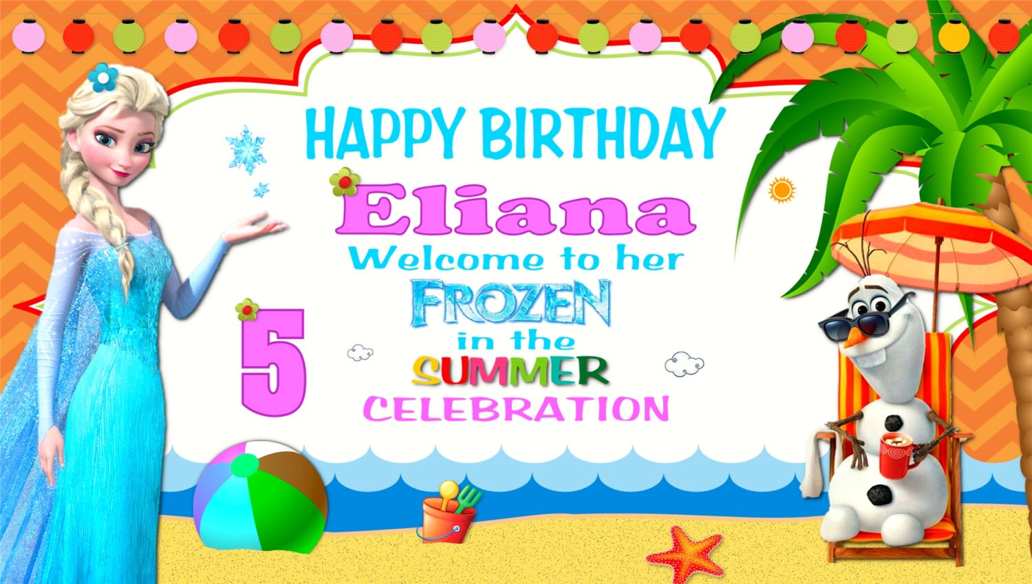 Olaf Beach Party Dress