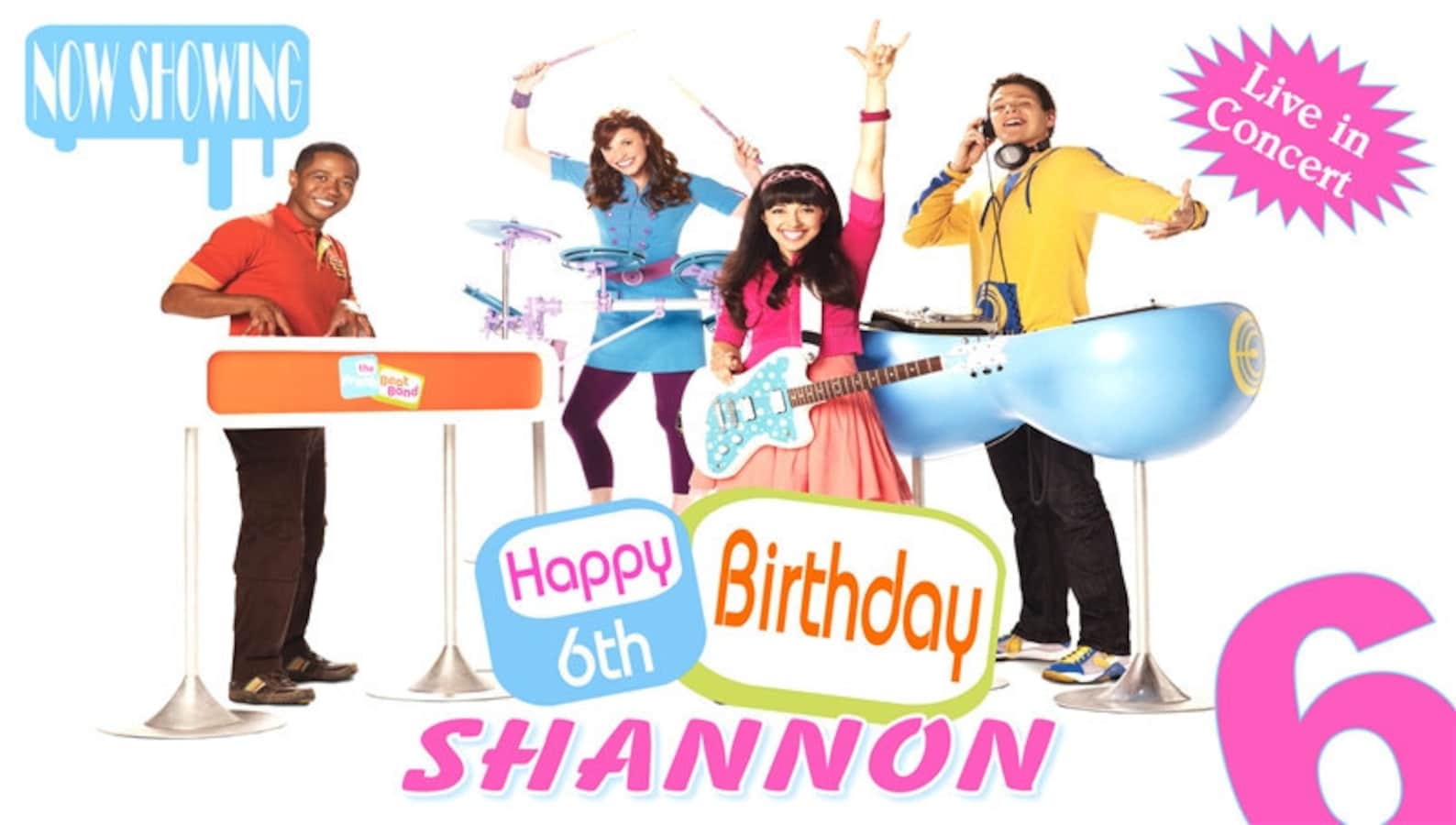 The Fresh Beat Band Happy Birthday Banner Birthday Banner | Etsy