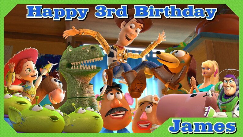 Toy Story Buzz Banners Custom Banners Personalised Birthday Banners Happy Birthday Banner Party Banners Birthday Banner Woody Party Decor Paper Party Supplies Vadel Com