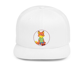 Jonathan Fox Snapback Cap – Cute Kids Hat | Kinder Cap – Süßer Fuchs für Schule & Alltag