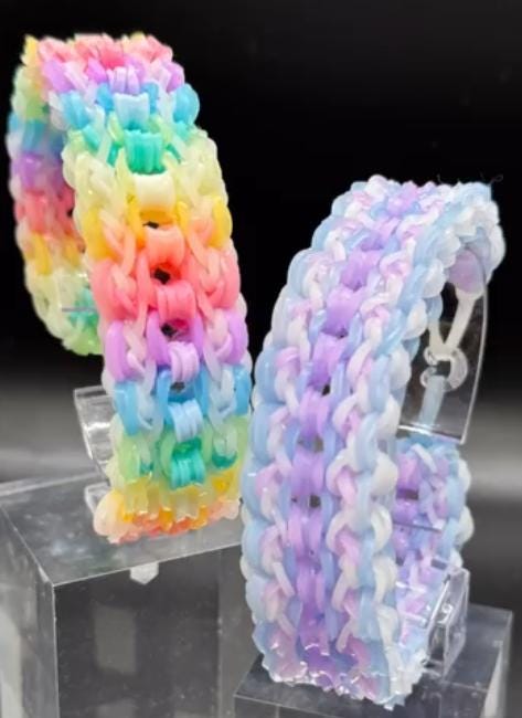Blau Grün / Bleu vert Opaque - - Dein Rainbow Loom Shop Blau Grün / Bleu vert Opaque - - Dein Rainbow Loom Shop