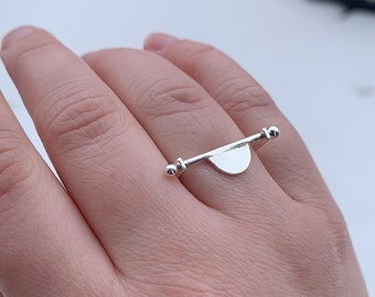 Fidget Ring | Fidget Jewelry | Sterling Silver Ring | Anxiety Ring