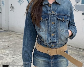 Completo gonna e pantaloni / Due pezzi casual / Abbigliamento quotidiano / Stile primavera/autunno