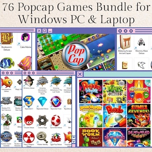 Bestselling Popcap Games Bundle Digital PC Computer