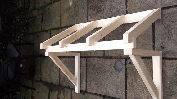 Reduced Porch Canopy Timber Wooden Front Door Canopy Wooden Etsy