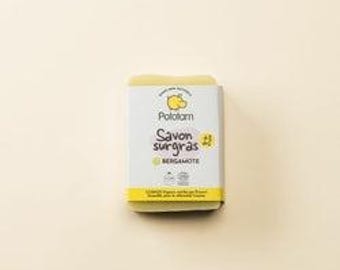 Superfatted Bergamot Soap – Made in France | Organic & Cold Processed