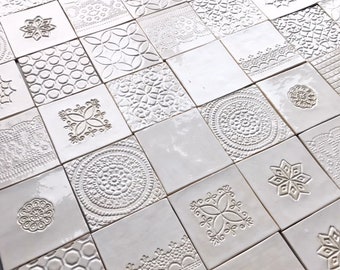 Offre Spéciale - Carreaux Blancs 12x11,5 cm - 20pcs