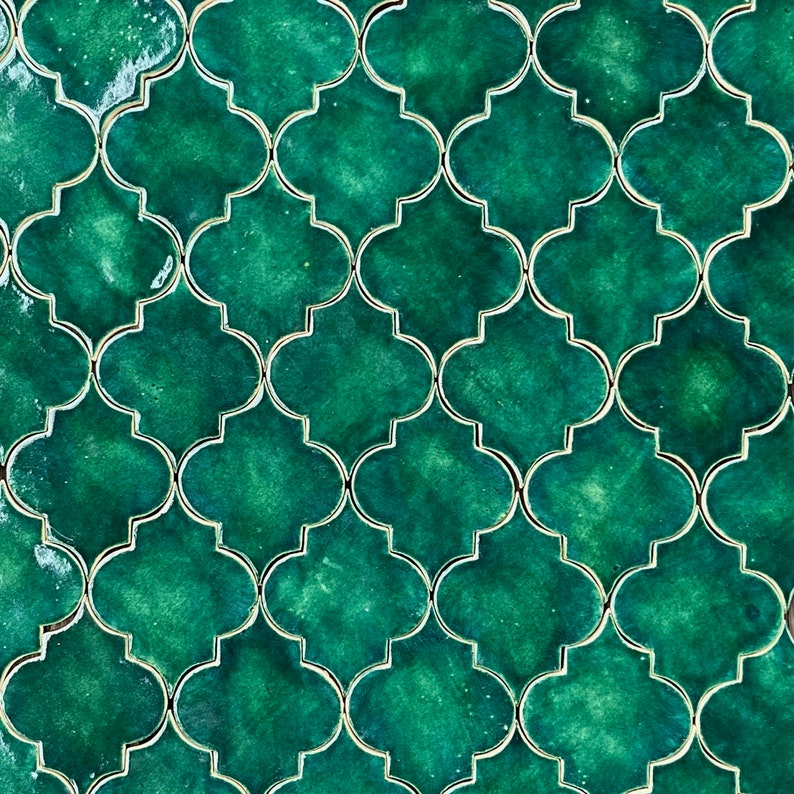 KMA Moroccan Tiles Green Marrakesh Oriental Ceramic - Etsy