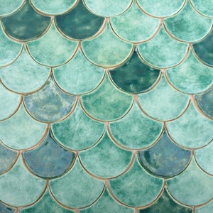 RL3 fish scales tiles 87pcs - 0,5m2 = 5,38 sq.ft