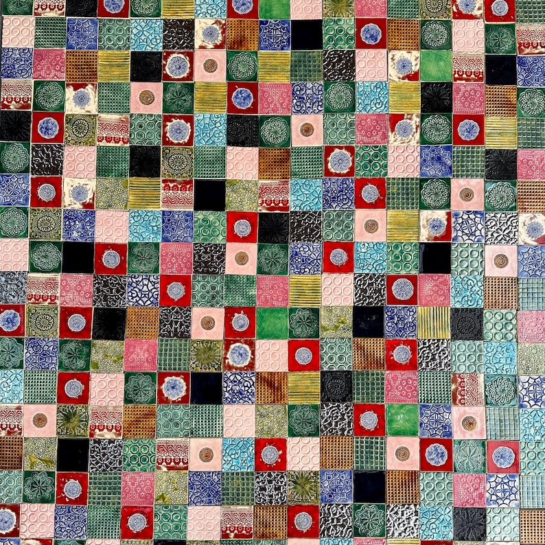 KK46 Colorful Mix Cramic Tiles - 1m2 / 100pcs - Etsy