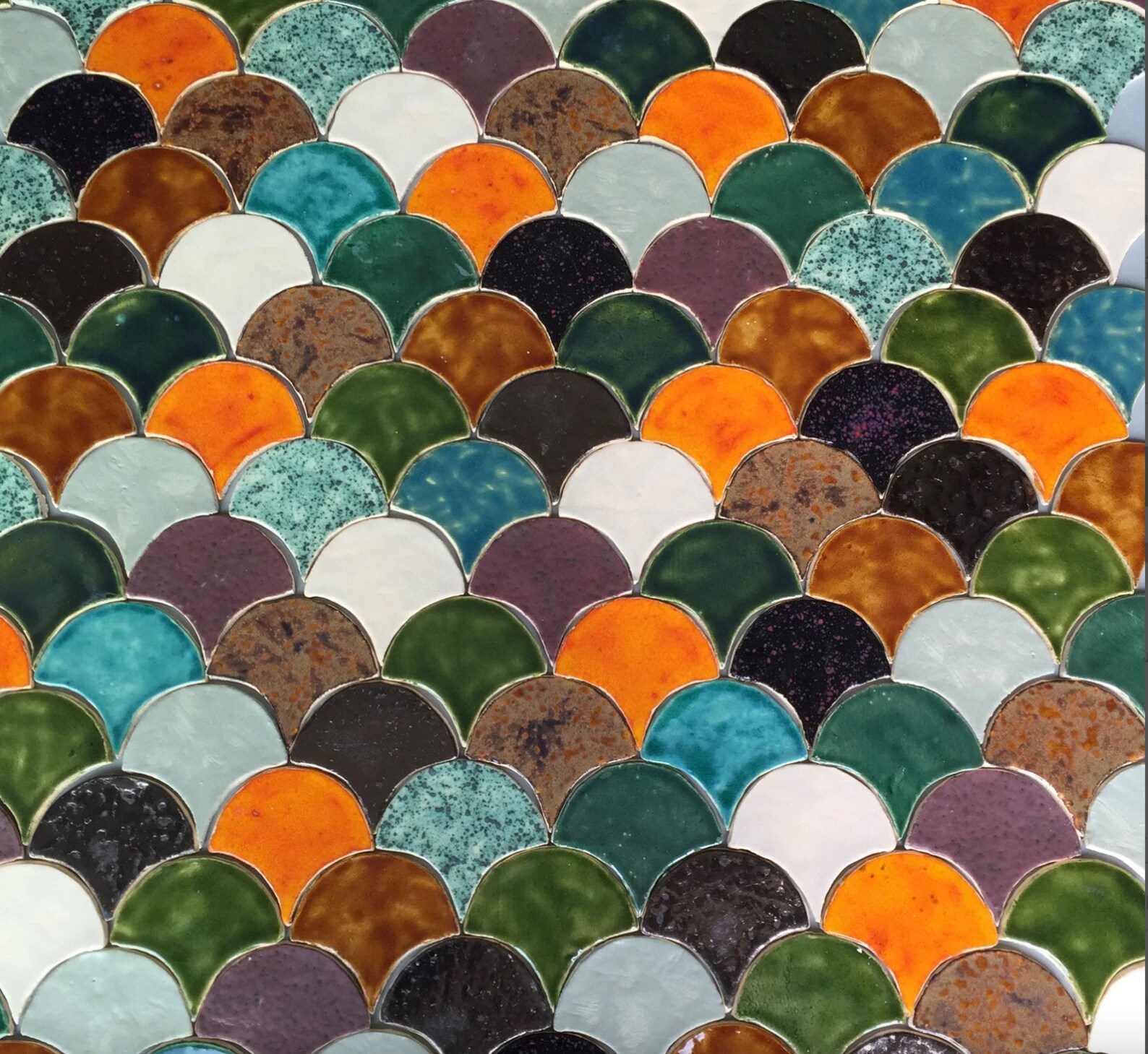 RL SAMPLE SET Fish Scales Tiles 5 Pcs. - Etsy