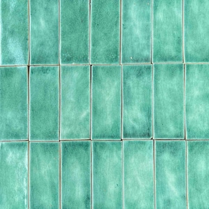 CEG SAMPLE SET Green brick tiles - 20pcs.