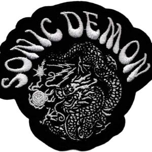 Sonic Demon Embroidered Patch