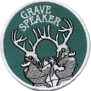 Parche bordado del orador de la tumba