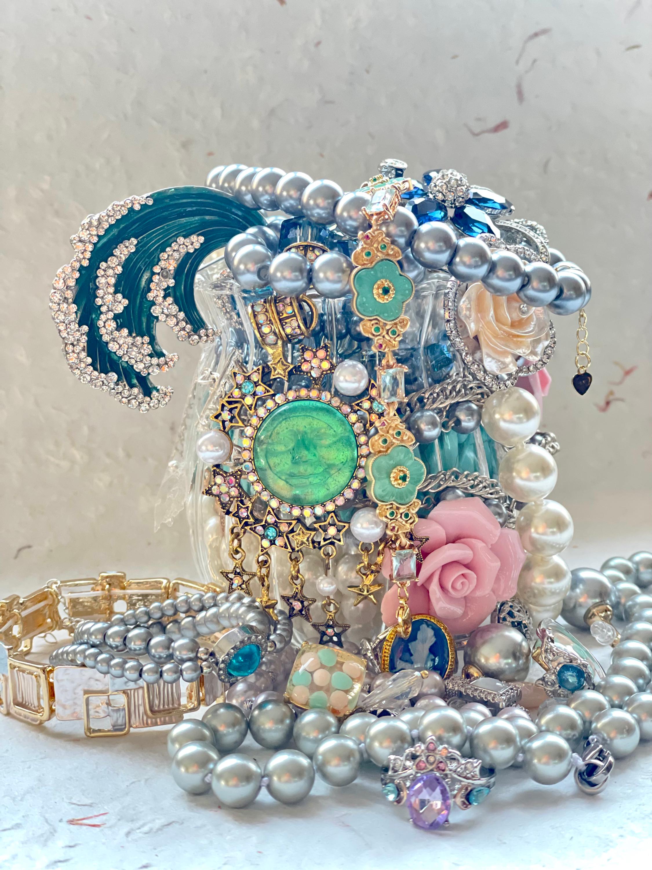 Pearl Jewelry Jar - Etsy display picture 3