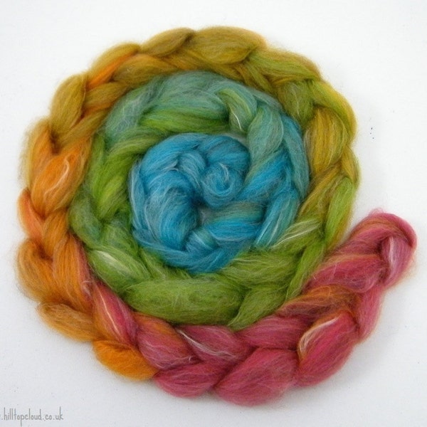 Gradiente vaganti, Shetland, Merino, Soyasilk - fibra di filatura "Bollywood", 100g