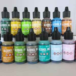 Adirondack Alcohol Ink, Many Colors Available, Tim Holtz Ink, Ranger Industries, 0.5 FL Oz, Ready To Ship