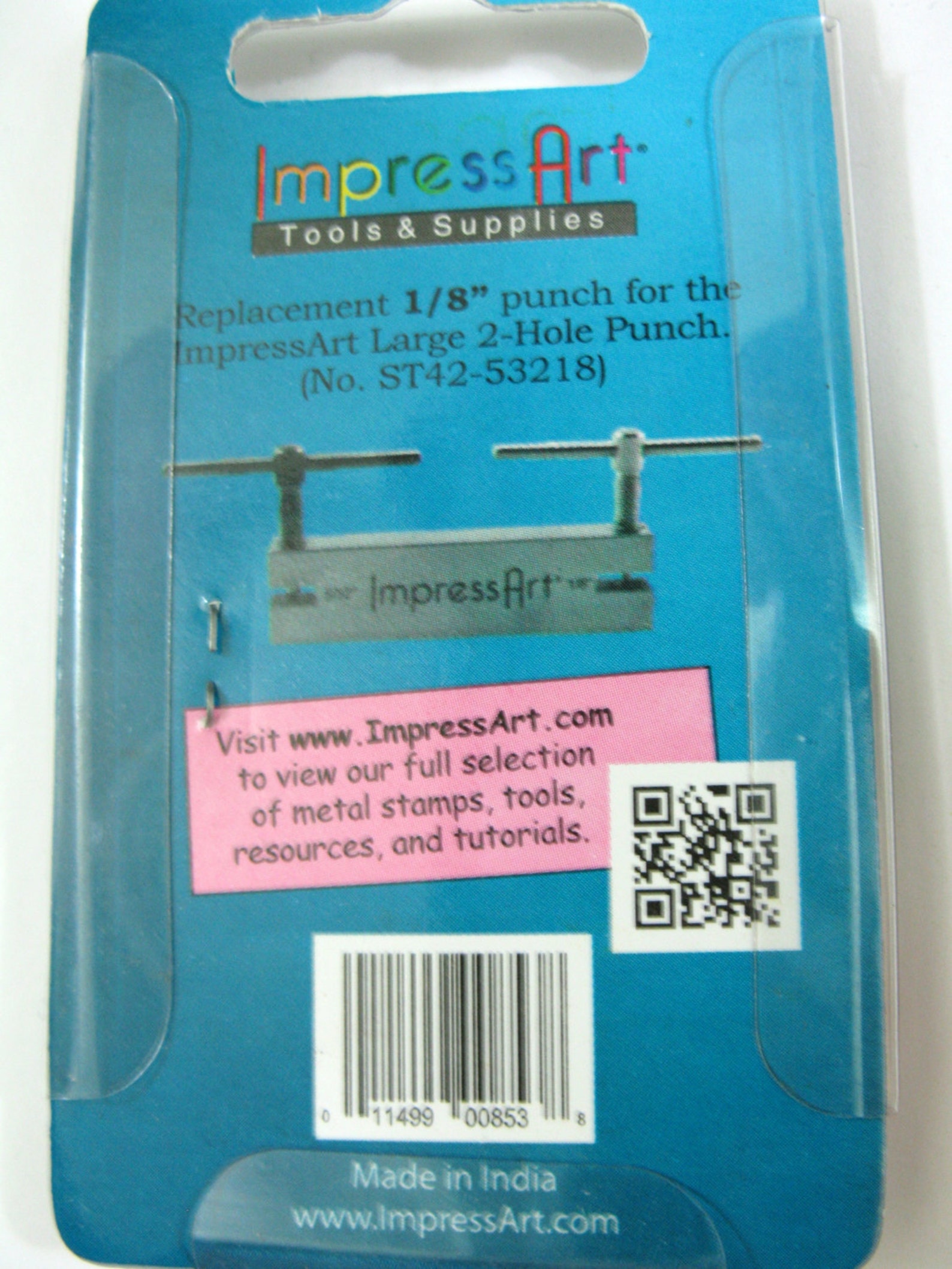 1/8 Replacement Punch for Impressart LARGE 2 Hole Punch Etsy